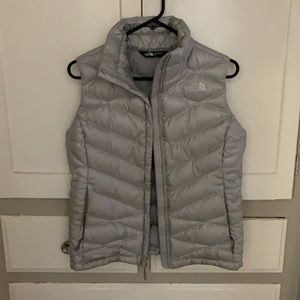 Silver Northface vest